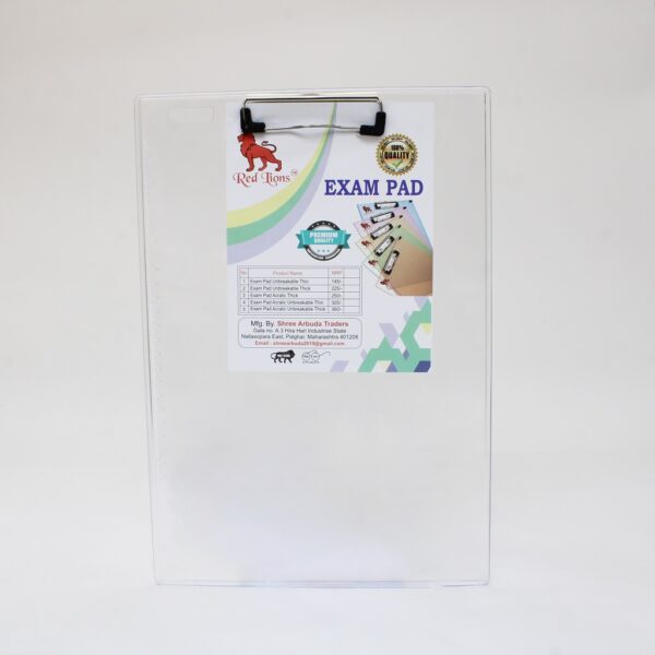 Red Lions Exam Pad
